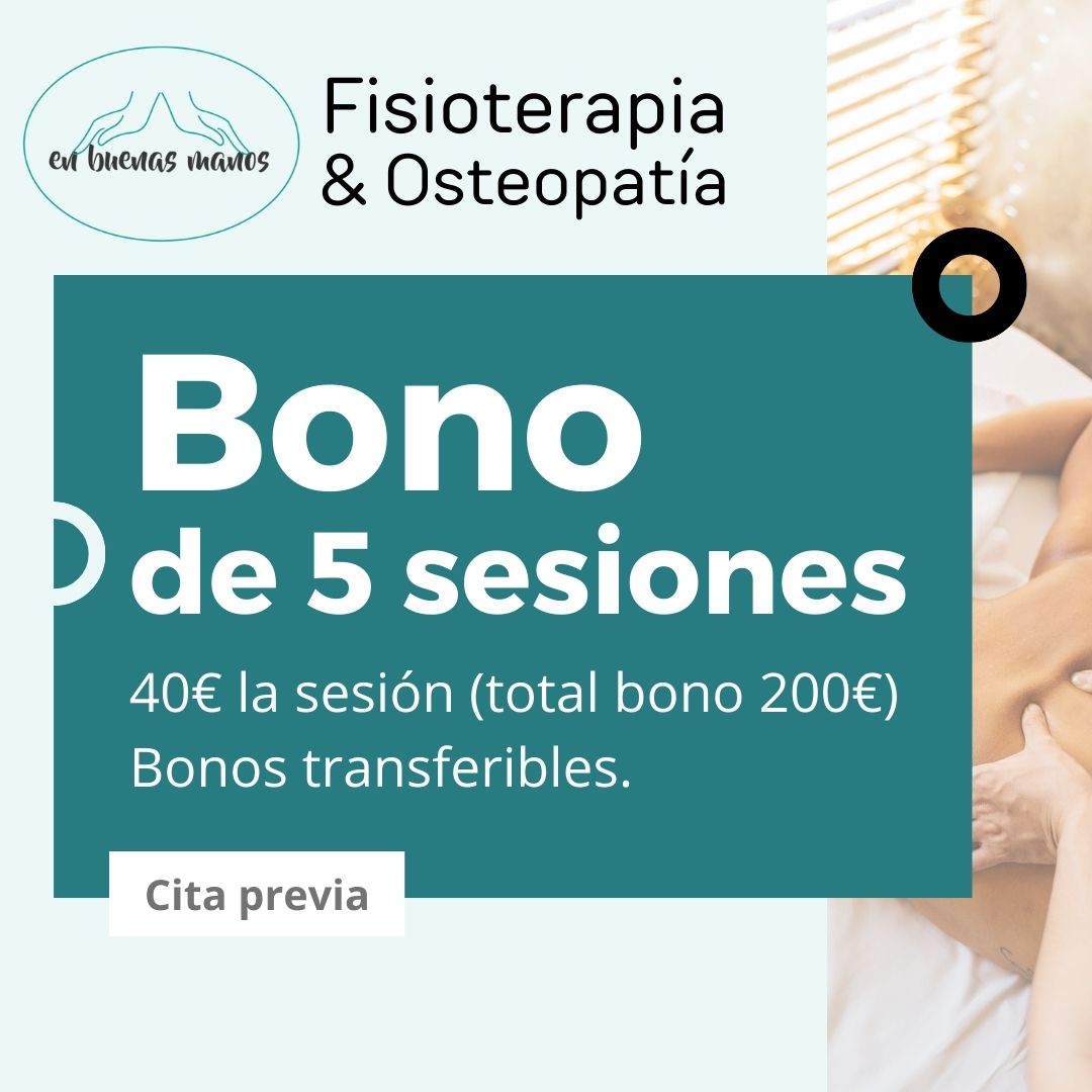 bono 5 sesiones masaje en buenas manos Pozuelo